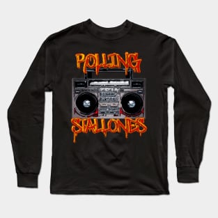 Rolling Stallones Boombox Long Sleeve T-Shirt